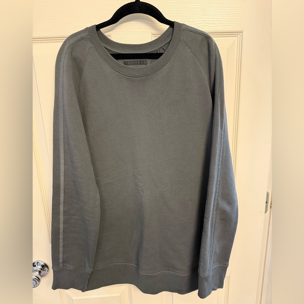 Helmut Lang Light Gray Crewneck Top(M)